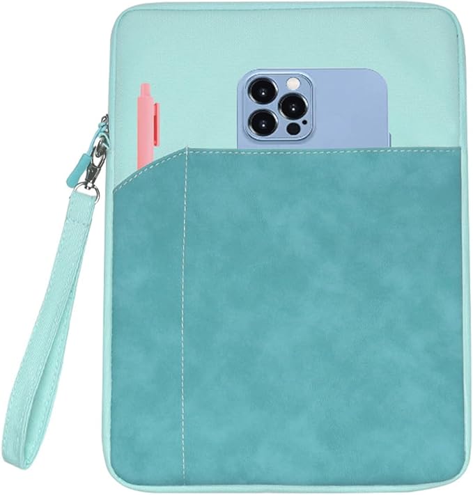 CAAORDKSO 6-7 Inch Tablet Sleeve for All-New Kindle Paperwhite and 6.8" Amazon Kindle Paperwhite Signature Edition,Amazon Fire 7 tablet, Kobo Clara 2E e-Reader 6" Protective Case Bag Cover Pouch, Blue