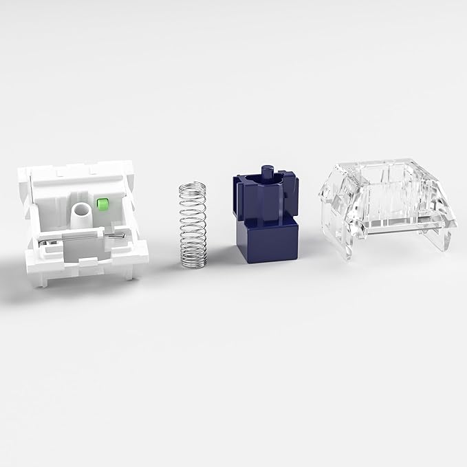 Kailh Box Navy Switches for Mechanical Gaming Keyboard,3-Pin 60gf Clicky/Factory Lubed/IP56 Dust&Waterproof Switches(Kailh Box Navy,10Pcs)