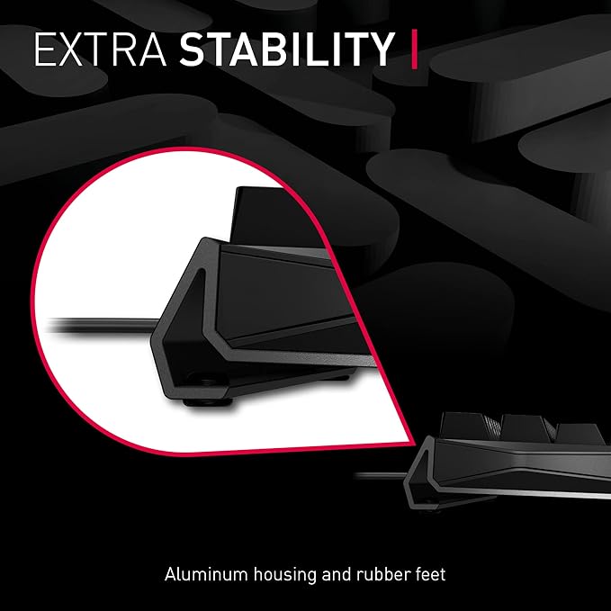 Cherry MX 3.0S, Wired Mechanical Gaming Keyboard, Robust Aluminum Housing, RGB-Lighting, Full Key Rollover, Anti Ghosting, MX RED Switches, White