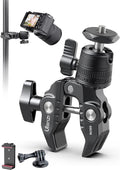ULANZI R099 Super Clamp Camera Mount - Heavy Duty 3.3lb Load Metal Clamp with 360° Ball Head for Action Cameras (GoPro/Insta360/DJI), DSLR, Bike/Motorcycle Handlebar, Pole/Tube Mount Accessories