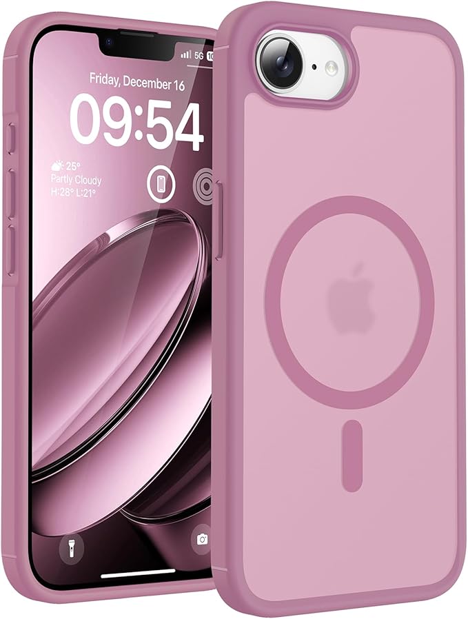TOCOL for iPhone 17e Case, Compatible with Magsafe, Military Drop Protection, Slim Translucent Matte Shockproof for iPhone 17 e Case 6.1 inch (Lilac Purple)