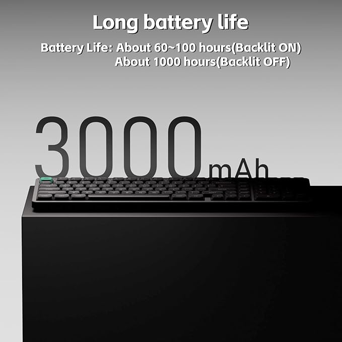 NuPhy Node100 Wireless Mechanical Keyboard, Hot Swappable Custom Low Profile Keyboard, 103 Keys Computer Gaming Keyboards, Supports Touch Gestures, PBT Keycaps, RGB Backlit, Bluetooth/2.4GHz/USB-C