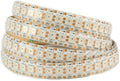 WS2812B LED Strip Individual Addressable Light SMD 5050 RGB Pixel Strip DC5V (3.2FT 144LEDS Waterproof IP65, White PCB)