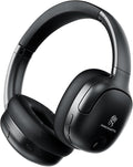Hybrid Active Noise Cancelling Headphones, Wireless Over Ear Bluetooth, 50H Long ANC Playtime, Rotatable and Foldable, HiFi Audio Deep Bass, Customized EQ via APP, Transparency Mode (Black)