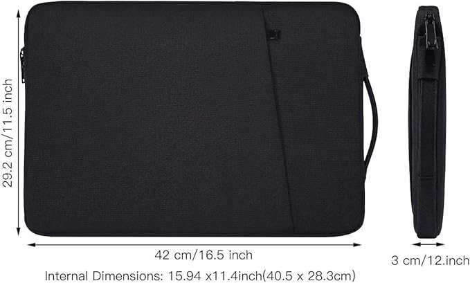 Graphics Drawing Tablet Sleeve Case for XP-Pen Artist 13.3 Pro/V2/ Artsit 14/12, Huion KAMVAS Pro 13 GT-133 Carrying Bag(Black)