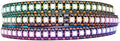 WS2812B IC RGB 5050SMD ECO Individual Addressable LED Strip Light, 3.2FT 144LED/m Flexible Full Color IP30 DC5V Black PCB for DIY Project (No Power Adapter or Controller)