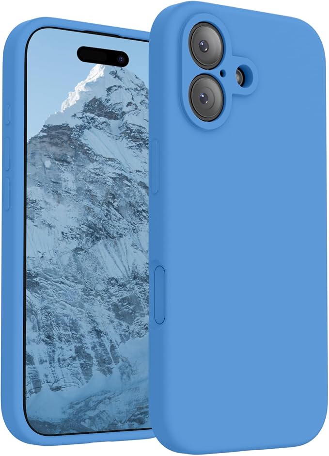 FireNova Magnetic for iPhone 17 Case, Compatible with MagSafe, [Integrated Silicone Camera Control Button] [Camera Protection] Anti-Scratch Microfiber Lining Phone Case, 6.3", Blue