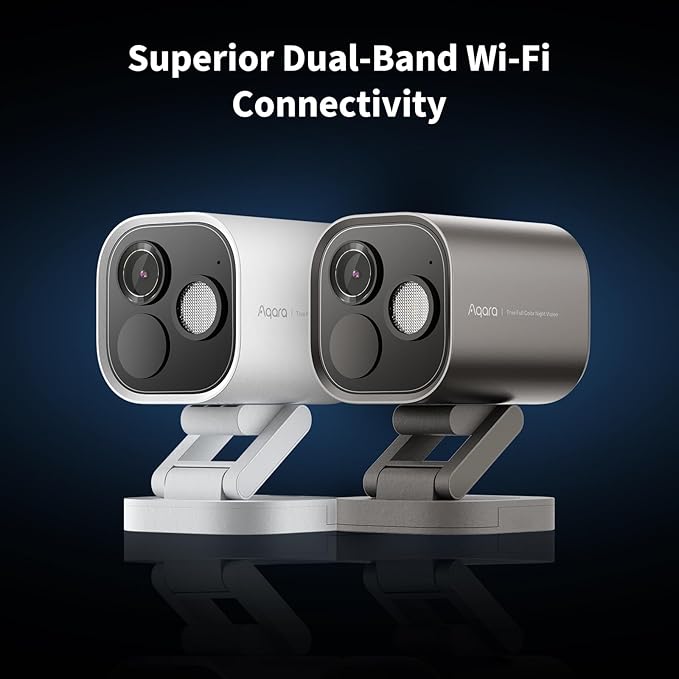 Aqara 4MP Camera Hub G5 Pro WiFi, True Color Night Vision Security Camera Outdoor, 2.4/5Ghz WiFi, HomeKit Secure Video, Thread Border Router, Local Detection, Thread/Zigbee, Supports Alexa,Google Home