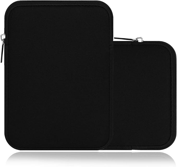 Neoprene 12.5 inch Laptop Tablet Sleeve Case Bag Protective Cover for Apple iPad Pro 12.9" MacBook 12" Surface Pro 6, HP Chromebook x2 HP Stream 11.6, Google Pixel Slate Pixelbook, Vaio SX12 (Black)