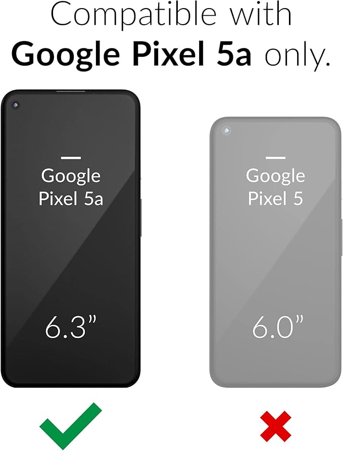 Crave Dual Guard for Pixel 5a Case, Shockproof Protection Dual Layer Case for Google Pixel 5a 5G - Blush