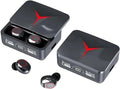 VIVIDUS Wireless Earbuds with Noise Canceling Mic, Bluetooth 5.3, Waterproof, Touch Control, LED Display, Gaming Headset, HD Call, Voice Assistant, HiFi Stereo Sound, 150 H, Wireless Earphone,, Black