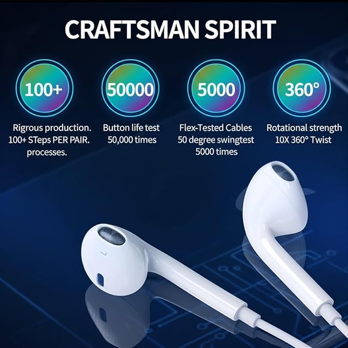 2Pack Wired Headphones for iPhone Earbuds with Lightning Plug(Mic Volume Control HiFi Stereo Noise Cancelling)Ear buds for iPhone 14 13 12 11 Pro Max/XR XS X/8 7 Plus【MFI Certified Earphones】Plug&Play