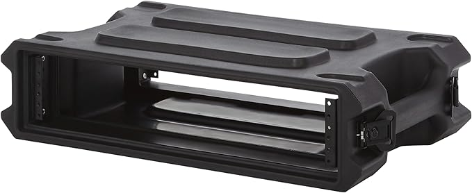 Gator Cases Pro Series 2U Rack Case with Shallow 13" Depth, Roto Molded Made in USA (G-PRO-2U-13)