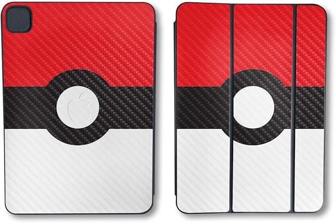 Carbon Fiber Skin Compatible with Apple Smart Folio for iPad Pro 11-inch (M4/M5) 2025 - Battle Ball - Premium 3M Vinyl Protective Wrap Decal Cover | Crafted in The USA by MightySkins