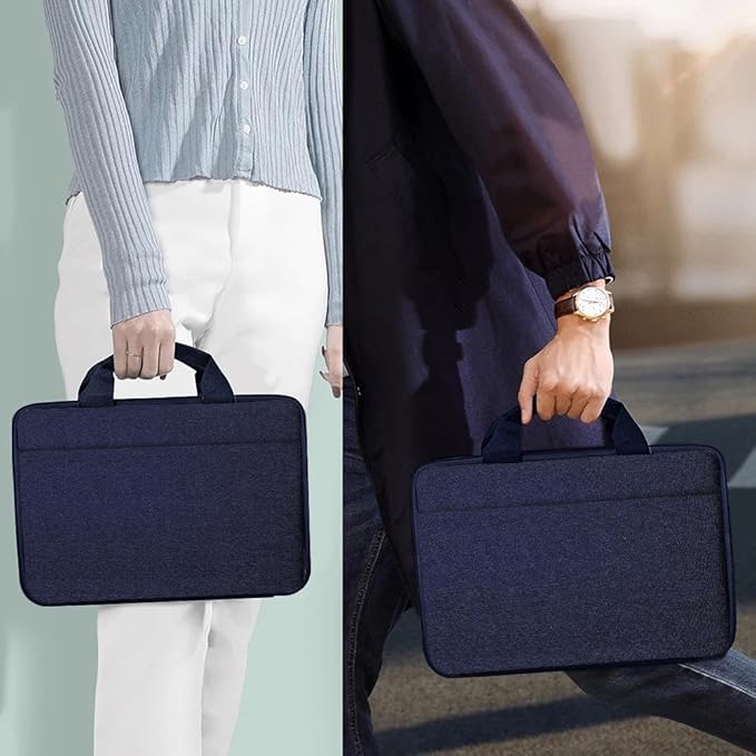 Hseok 13 14 inch Laptop Case Sleeve with Small Case,TSA Computer Handbag Compatible with MacBook Neo/Pro 14 M5/M4/M3/M2/M1,All Models 13.3" MacBook Air/Pro,XPS 13/14,Most 13-14 Notebooks,Blue