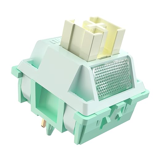 Outemu Pomelo V3 Pro Silent Switches,5 Pin 35gf Mute Pre-lubed Dustproof Tactile Switch,Suitable for MX Mechanical Gaming Keyboards(10Pcs)