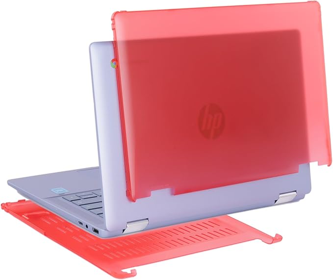 mCover Hard Case ONLY Compatible for 2024~2025 14" HP Chromebook x360 14B-CD0000 Series Laptop Computers (NOT Fitting Any Other HP Chromebook & Windows Notebook PC)- Black