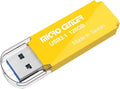 Micro Center Pro 128GB USB 3.1 Gen1 Flash Drive Faster USB Stick External Data Storage Thumb Drive (128GB, Yellow)