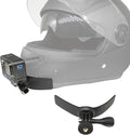 Suptig Helmet Chin Mount for GoPro Max Hero 13 12 11 10 9 8 Insta360 X5 X4 DJI Osmo Nano Action 3 4 5 Pro 6, More Action Camera, Bike Holder Mount, Motorcycle Chin Mount.