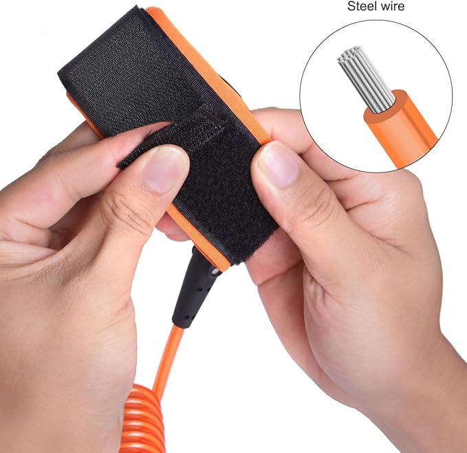Action Camera Non-Slip Handler Floating Hand Grip Holder Mount + Steel-cored Safety Wrist Strap for GoPro Sony Insta360 Olympus Akaso Underwater Camcorder Diving Surfing Snorkeling Rafting Kayaking