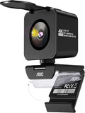AOC 4K Webcam for PC with 1/2.55'' Sensor, 1080P 60FPS Streaming Camera with PDAF Autofocus, Privacy Cover, Plug & Play computer camera 75° FOV for Zoom/Mac/Switch 2, Includes Tripod & USB A-C Adapter