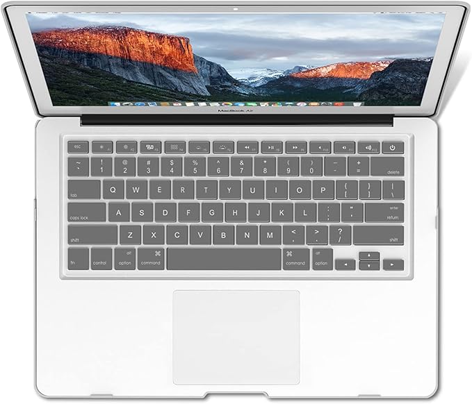 IBENZER Compatible with MacBook Air 11 Inch Case Model A1370 A1465, Soft Touch Plastic Hard Shell Case Bundle with Keyboard Cover for Mac Air 11, Crystal Clear, A11CYCL+1