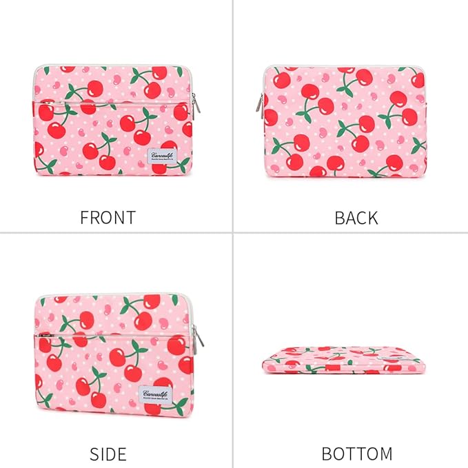 Canvaslife Laptop Sleeve 15 Inch 15 Case and 15.6 Laptop Bag (Cherry)