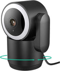 Luna 2K Indoor Cameras for Home Security, 2.4GHz & 5GHz WiFi, 360-Degree Pan-Tilt, Built-in Spotlight, Human Auto Tracking, Siren, Pet/Dog/Baby Camera with Phone app, Black (2026 Upgrade Version)