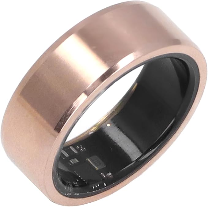 Smart Ring Fitness Tracker for Women & Men, IP68 Waterproof Wearable Health Tracker Ring with Sleep Monitoring Step Counting Camera Control Heart Rate Body Temperature
