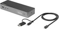 StarTech.com USB-C / USB-A Hybrid Docking Station for MacBook Pro / Air M1 M2 M3 M4 & Windows, Universal Dual 4K 60Hz HDMI DP Dock, Thunderbolt Compatible, 60W Laptop Charging