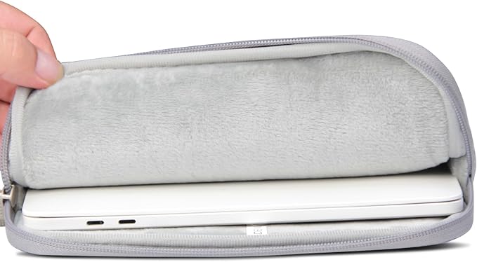 Megoo 13inch Laptop Sleeve Carry Case for Microsoft Surface Laptop 13" 2025/6 5 4 3 2 13.5"/7 13.8", Carry Sleeve Bag with Handle for 13" 14" Tablet Chromebook(Gray)