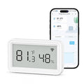 eMylo Smart WiFi Thermometer Hygrometer, Indoor Wireless Temperature Humidity Sensor with Electronic Display, App Notification Alert, Free Data Storage Export, Digital Remote Monitor for Home Room (1)