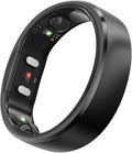 RingConn Gen 2, World’s First Smart Ring with Sleep Apnea Monitoring, No APP Subscription, 12-Day Battery Life, Stress/Heart Rate/Women's Health Tracker, Android & iOS Compatible (Black, Size 6)