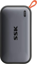 SSK Portable SSD 4TB External Solid State Drives, up to 1050MB/s USB C SSD External Hard Drive USB 3.2 Gen2 for iPhone 15/Pro, Windows, Mac, Android Phones and Tablets