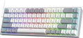 Redragon K631 Gery 65% Wired RGB Gaming Keyboard, 68 Keys Compact Mechanical Keyboard w/100% Hot-Swap Socket, Free-Mod Plate Mounted PCB & Dedicated Arrow Keys, Quiet Red Switch