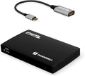Plugable Thunderbolt 4 Hub Bundle with USB-C to 4K HDMI Adapter, 4-in-1 Hub Offers 60W Laptop Charging, Compatible with Mac, Windows Laptops, Thunderbolt 3 or 4, USB4 Device