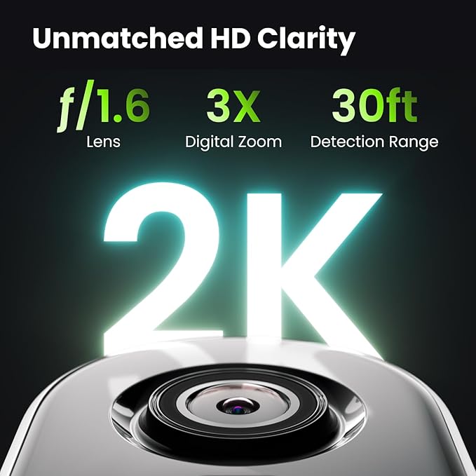 Kiwibit Security Cameras Wireless Outdoor, 2K Outside Camera for Home Security, Battery Camera, Magnetic Mount, AI Detection, Color Night Vision, Spotlight, Waterproof, 2.4GHz WiFi, Cloud & SD Storage