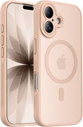 Symcele Designed for iPhone 17 Case, Compatible with MagSafe, [Camera Protection] [15FT Military Droptection] Shockproof Translucent Matte Anti-Slip Phone Case, 6.3", Light Brown