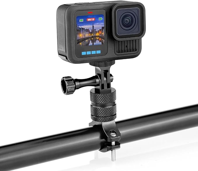 Aluminum Tripod Mount for Gopro Tripod Adapter 1/4"-20 Camera Mount for Gopro Hero 13 12 11 10 9 8 DJI Osmo Insta360 AKASO and Other Action Camera Accessories