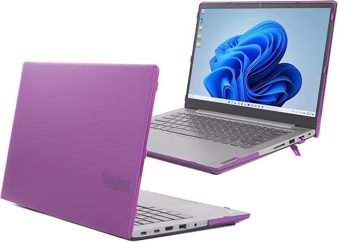 mCover Case ONLY Compatible for 2021~2023 14" Lenovo ThinkBook 14 G2 / G3 / G4 / G5 Series Notebook PC (NOT Working with Other Lenovo Models) - Purple