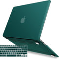 IBENZER Compatible with MacBook Air 11 Inch Case Model A1370 A1465, Soft Touch Plastic Hard Shell Case Bundle with Keyboard Cover for Mac Air 11, Quetzal Green, A11QUGN+1