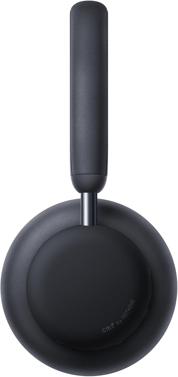 CMF BY Nothing Headphone Pro Active Noise Canceling Wireless Headphones Bluetooth 5.4 Over The Ear Headset, 50H ANC Playtime, Bass&Treble Slider, Custom EQ&Spatial Audio, Hi-Res LDAC, Dark Grey