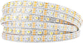 BTF-LIGHTING RGBW RGB+Warm White SK6812 (Similar WS2812B) 4 Colors in 1 LED Strip Individually Addressable 16.4ft 60Pixel/m 300LED Light Dream Color IP65 DC5V White PCB (No Adapter or Controller)