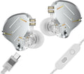 2026 Latest KZ ZST PRO X USB C Wired Headphones Type-C in Ear Monitors, 1BA 1DD Hybrid Driver Gaming Earbuds USB C Wired Earphones, Deep Bass Sound IEM for Gaming Music Video (USBC with mic, Silver)