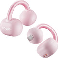 TOZO OpenEarRing True Open Ear Earbuds, Lightweight Comfort Open Ear Clip Wireless Earbuds, 40H Play Bluetooth 5.4 Headphones with Smart Digital Display Design Fit Sports Running, Workout Rose Gold