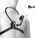 NEEWER Magnetic Neck Holder for Action Camera & Phone, Hands Free Neck Mount with Chest Strap Compatible with GoPro DJI Insta360 iPhone, Neck Phone Holder for POV Vlog Video Recording, GP26