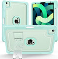 ZoneFoker Case for iPad Air 5th/ 4th Generation Case (2022/2020) 10.9'', for iPad Pro 11 Inch (4th/3rd/2nd/1st Gen), Hard Sturdy Slim Cover for iPad Air 5 4 th with Pencil Holder/Stand, Light Green