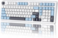 Ajazz AK980MAX Wired Magnetic Axis Mechanical Keyboard, 98% Hot-Swappable Custom Keyboard with RGB Backlighting, Pre-Lubricated Switches, PBT Keycaps, Suitable for MAC/Win/Visa/PC