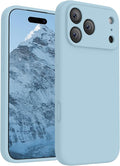 FireNova Magnetic for iPhone 17 Pro Max Case, Compatible with MagSafe, [Integrated Silicone Camera Control Button] [Camera Protection] Anti-Scratch Microfiber Lining Phone Case, 6.9", Sky Blue