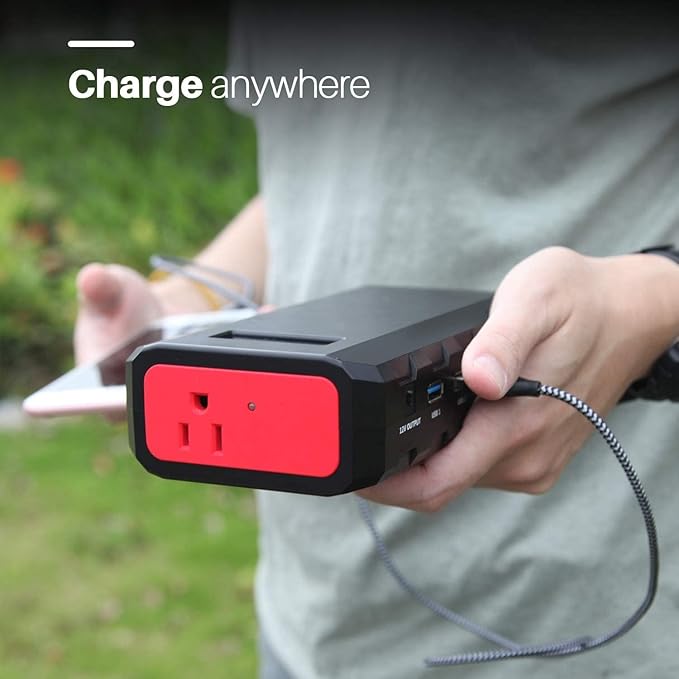 SinKeu 24000mAh Portable Power Bank with AC Outlet, 88.8Wh Portable Laptop Charger, Portable Power Station Outdoor Generators Portable for Home Backup Outdoor Emergency